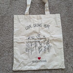 Motherhood Canvas Tote Bag